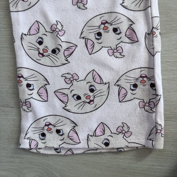 Disney Marie Aristocats Pajama Pants Small Pink Lounge Sleep Cute Cats - Picture 3 of 5